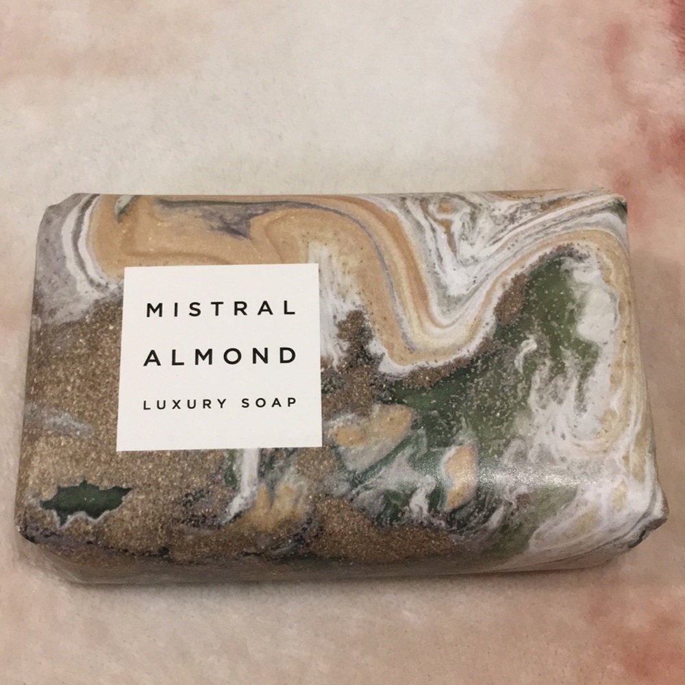 Mistral Almond Scented Luxury Hand Soap NWT Large 7 oz Bar